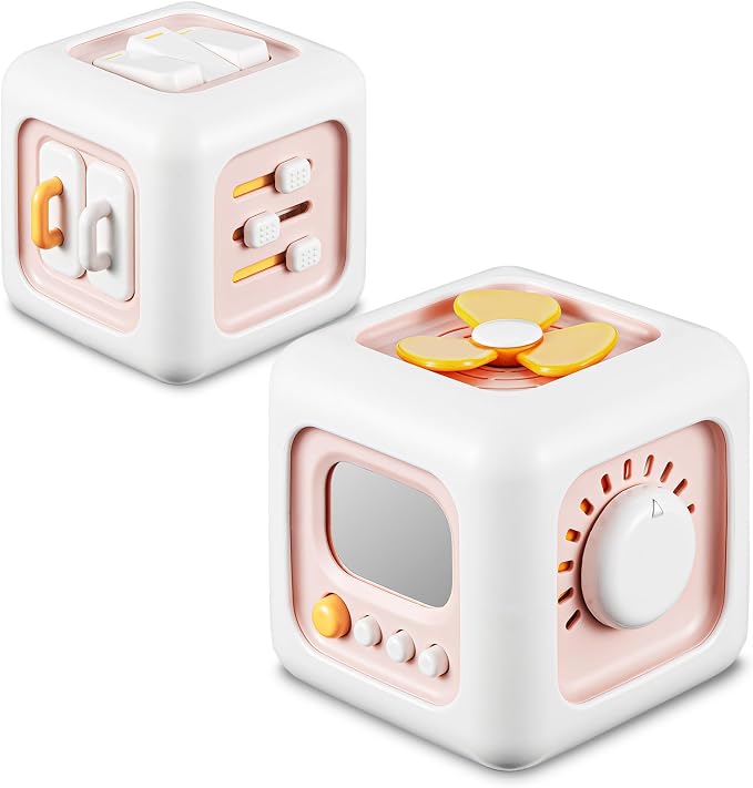 Busy Cube, Toys for 1 Year Old Girl Gifts, Montessori for Baby Girl, Travel by SOCBTNSO