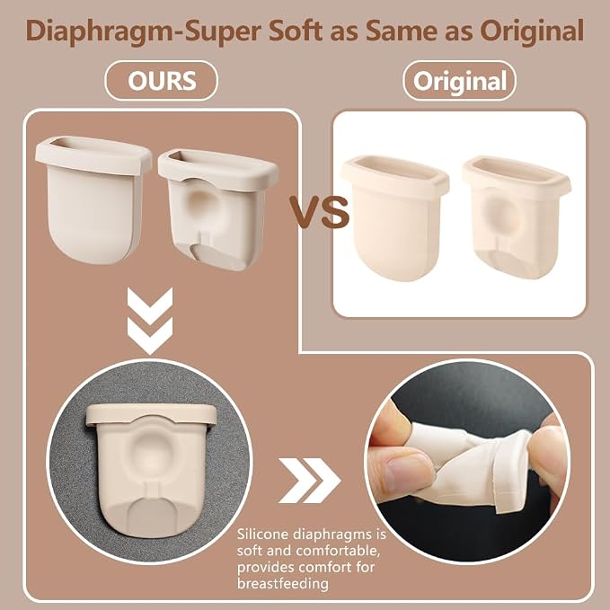 2pcs Duckbill Valves and 2pcs Silicone Diaphragms Compatible - Image 5
