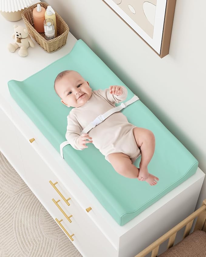 Wipeable Baby Changing Pad for Dresser and Table, Cozy Diaper Changing Pad - Image 4