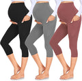GROTEEN 3 Pack Women's Maternity Leggings by GROTEEN
