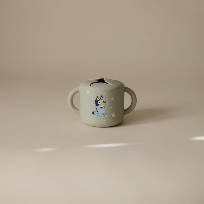 mushie x Bluey Silicone Snack Cup | Spill Proof Food Container - Image 3