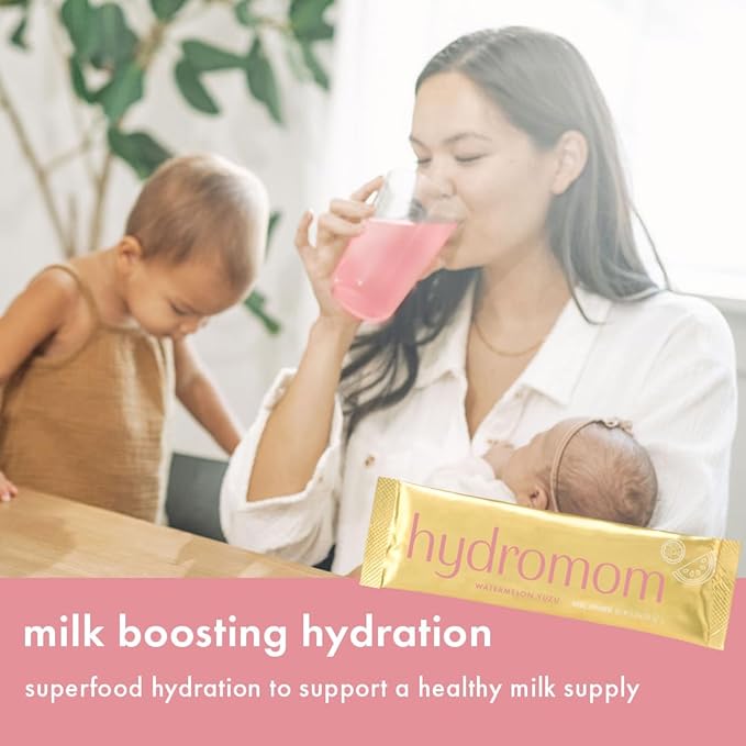 Boobie Hydromom Superfood Electrolyte Drink Mix, Watermelon Yuzu | Refreshing - Image 4