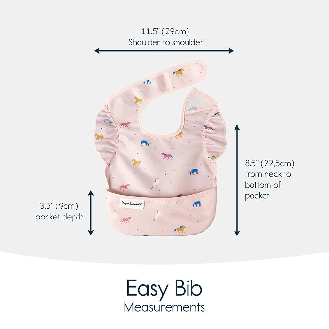 Tiny Twinkle Mess Proof Baby Bibs - Image 7