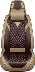 Leather Car Seat Cover Full Set, Waterproof and Protector, 5 Seat Cushion by Unknown