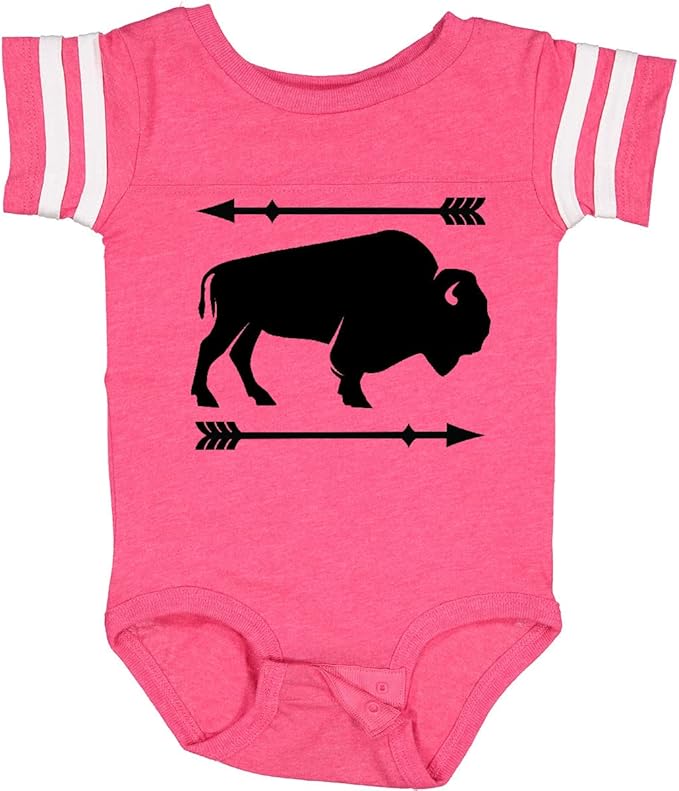 inktastic Buffalo Cute Animal Western Baby Bodysuit by Inktastic