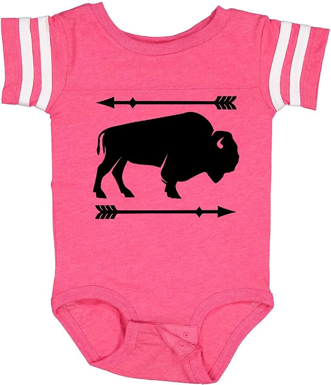 inktastic Buffalo Cute Animal Western Baby Bodysuit by Inktastic