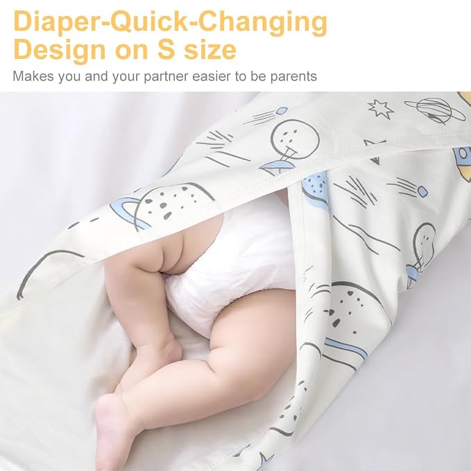Premium Soft Cotton Baby Swaddle Blankets, Unisex Baby Blanket Wrap - Image 5