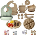 Baby Feeding Set 10-Piece | Baby Led Weaning Utensils Set Includes Suction Bowl by mutualproducts
