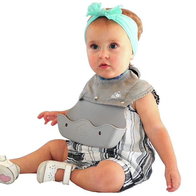 Freddie Bib - 2-in-1 Waterproof Baby Bib by TheLittleMonkeyCompany
