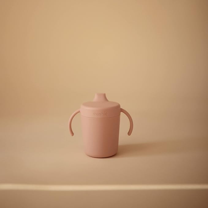 mushie Trainer Sippy Cup | Made in Denmark | Leak Resistant Twist-Off Lid & - Image 2