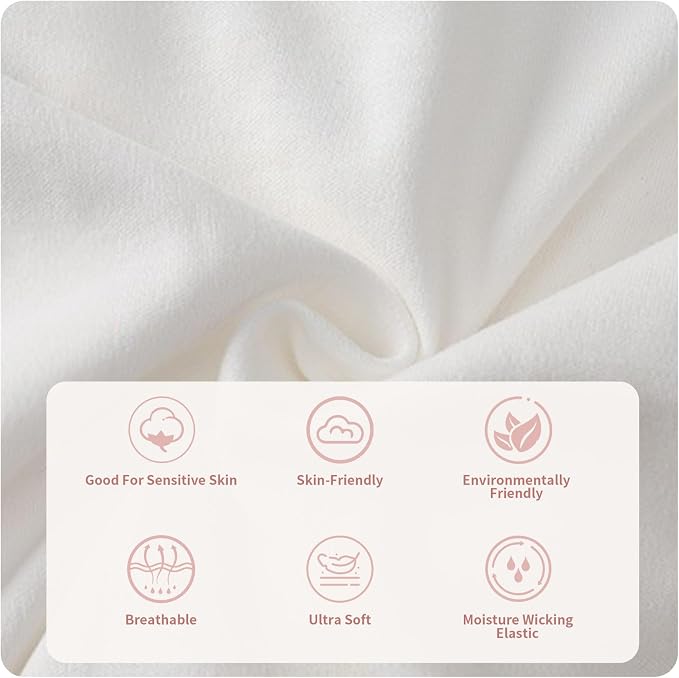 100% Organic Cotton Soft 0-6 Months Unisex Footless Newborn Baby Sleepers - Image 6
