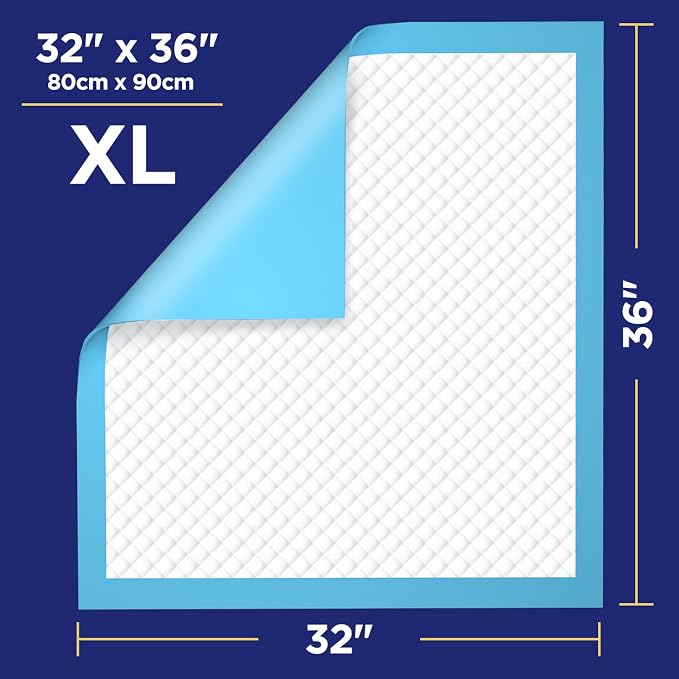Extra Large Bed Pads for Incontinence Disposable, Leak-Proof Breathable - Image 2