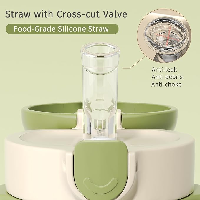Evorie Tritan Spill Proof Toddler Straw Sippy Cup, 10 oz - Image 4