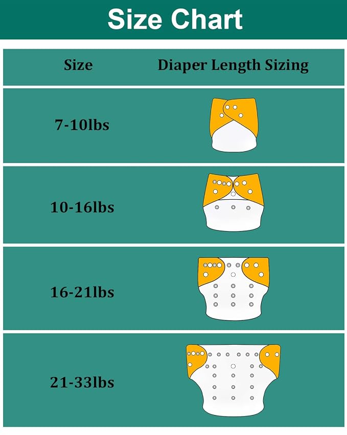 babygoal Cloth Diaper Covers 6 Pack - Image 6