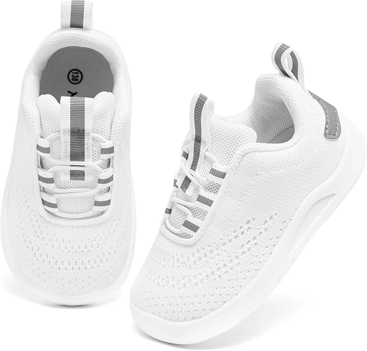 MORENDL Toddler Slip On Sneakers Baby Walking Shoes Non-Slip Breathable Unisex - Image 2