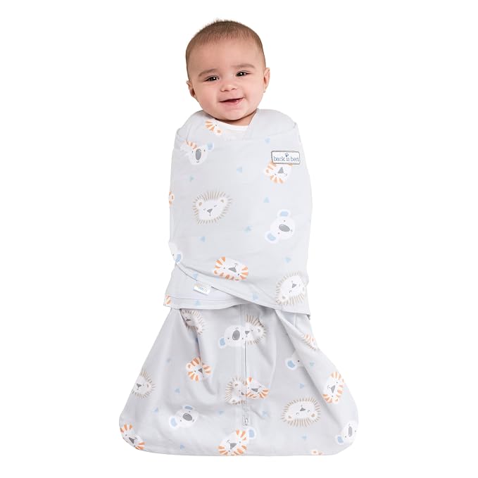 HALO 100% Cotton Sleepsack Swaddle, 3-Way Adjustable Wearable Blanket, TOG 1.5 - Image 2