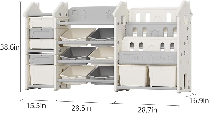 3 in 1 Kids Toy Storage Organizer - Image 2
