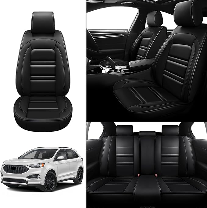 Seat Covers for Ford Edge 2007-2024 | 5-Seats Leather Seat Covers - Image 2