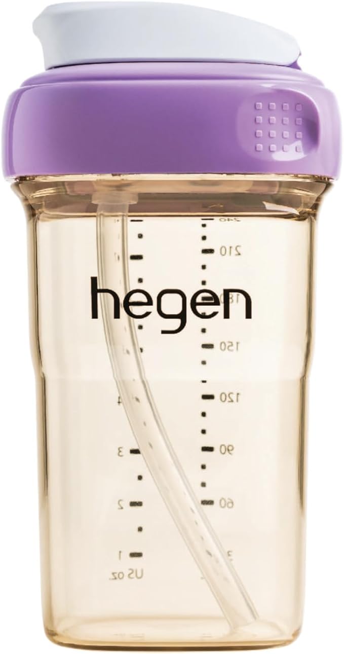 hegen PCTO™ 240ml/8oz Straw Cup PPSU Purple - Image 3