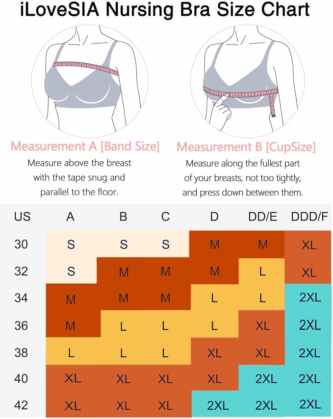 iloveSIA Nursing Bras for Mom Breastfeeding, Seamless Supportive Sleep Bra for - Image 5