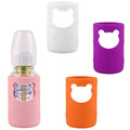 4 Pack Silicone Sleeves for Dr Brown's Glass Baby Bottles, Anti Breakage Baby by HUAKENER