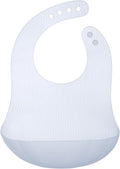 Olababy Fold N Go Silicone Baby Bib w Travel Case | Lightweight Design Eases by Olababy