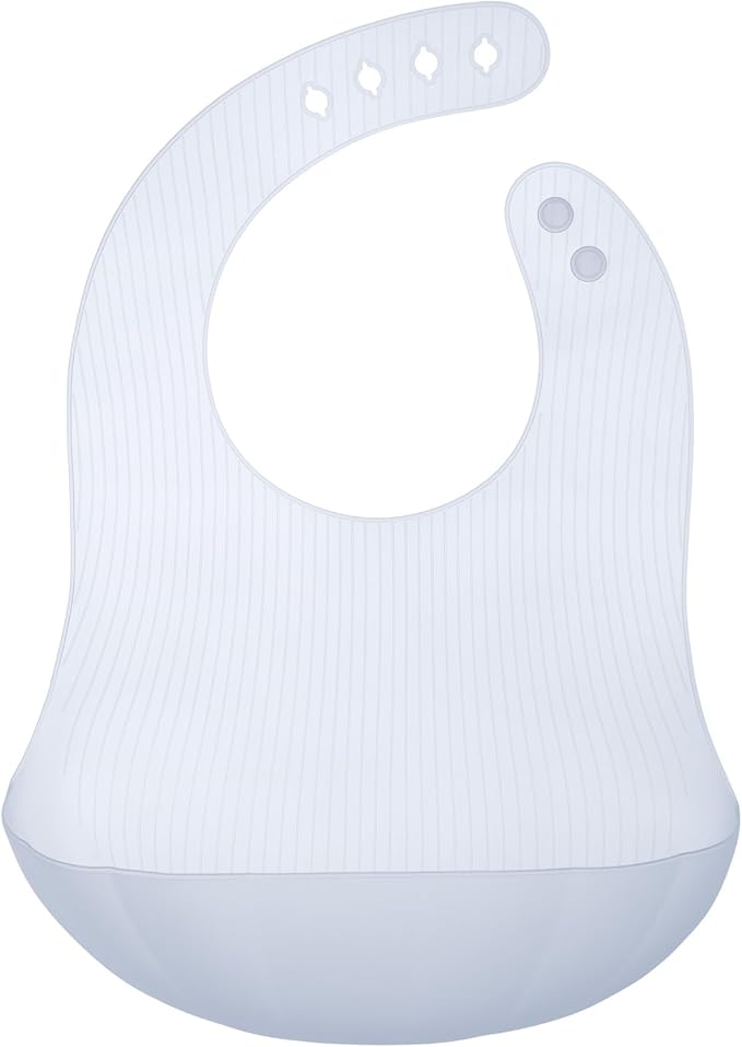 Olababy Fold N Go Silicone Baby Bib w Travel Case | Lightweight Design Eases by Olababy