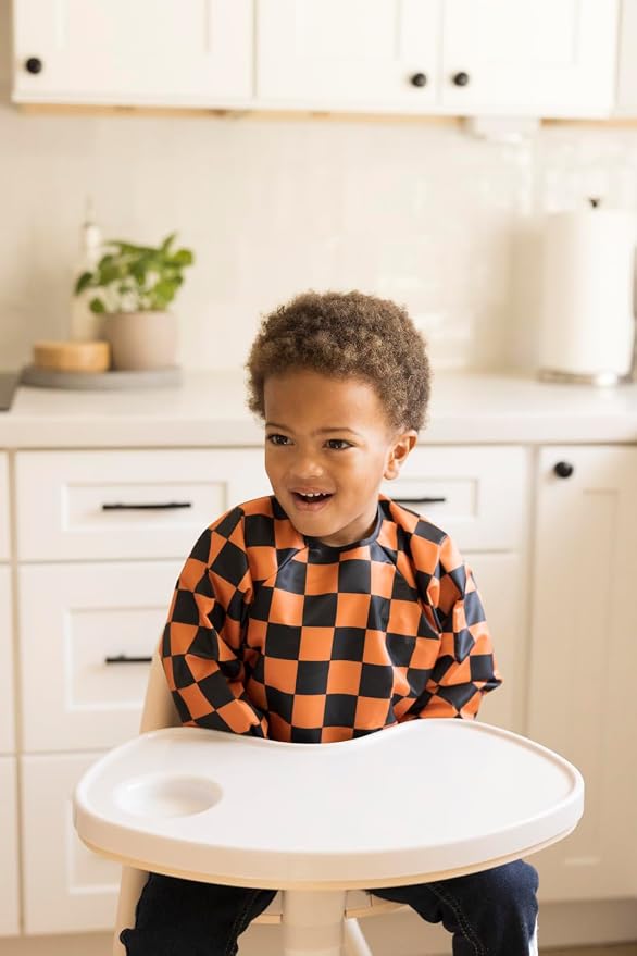Tiny Twinkle Long Sleeve Bib for Babies & Toddlers – Waterproof Smock Bib for - Image 2