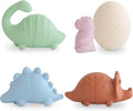 mushie Dino Bath Toys Play Set for Toddlers | 100% Food Grade Silicone | Mold by mushie