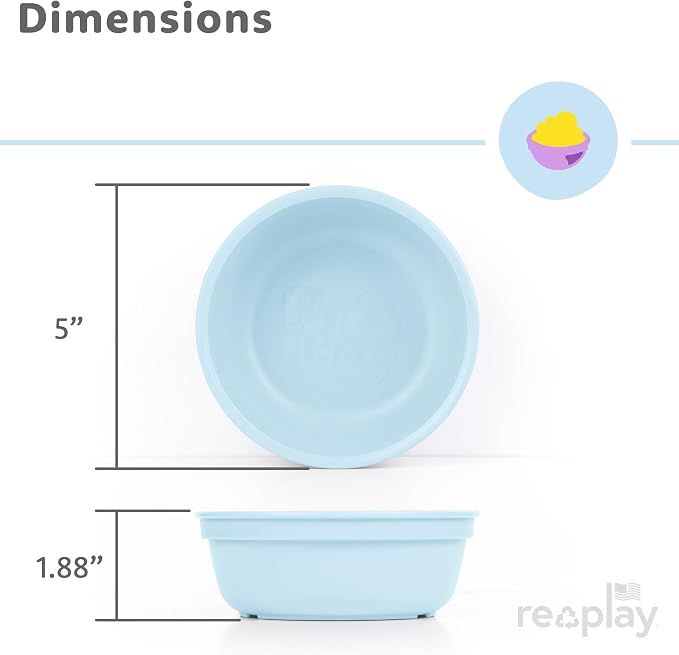 Re-Play 12 oz. Toddler Bowls Set of 4 - Image 9