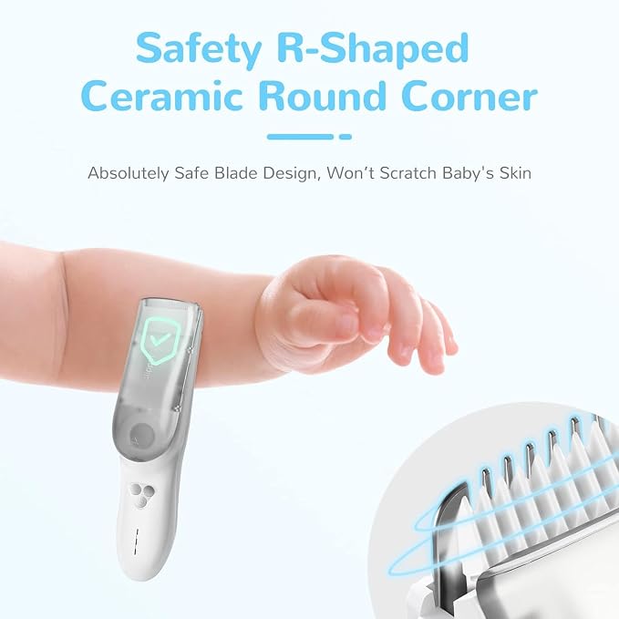 FERRISA Cordless Baby Hair Clippers, Vacuum Hair Clipper - Image 4