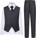 Boys Vest Set Formal Dress Suits Wedding Outfit Dresswear by Lycody