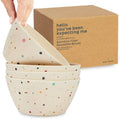 Nook Theory 4 Pack Bamboo Bowls - 22 Oz Reusable Bowl by NookTheory