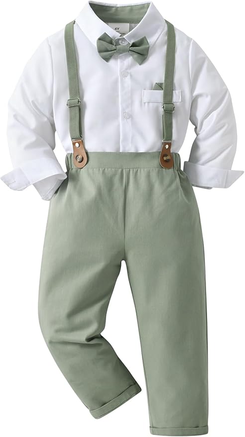 Boarnseorl Baby Boys Pants Sets, Toddler Gentleman Outfits, Infant Long Sleeve - Image 3