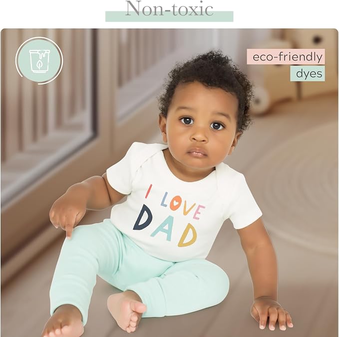 Finn + Emma Organic Cotton Graphic Baby Onesie - Image 6