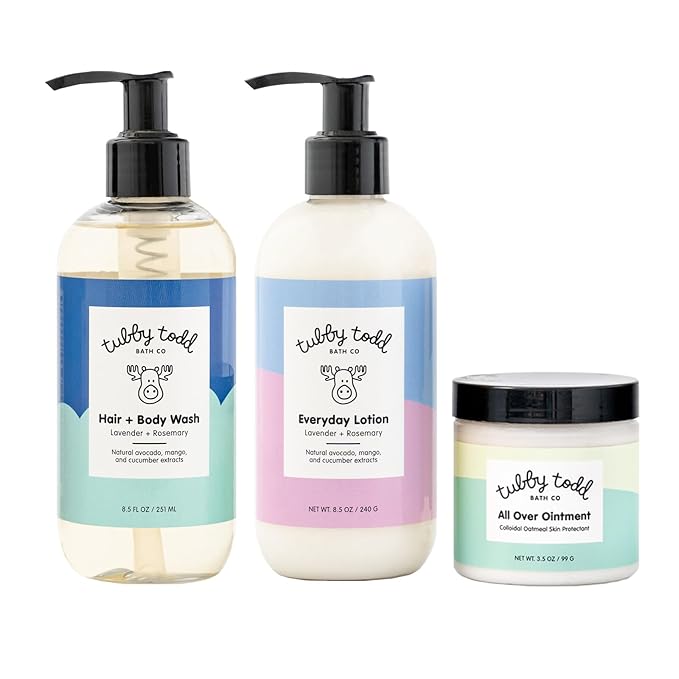 TUBBY TODD 3-Step Baby Bath & Skincare Routine by TubbyTodd