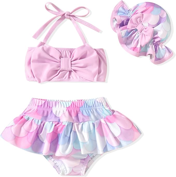 Aalizzwell Baby Girl 2-Piece Bikini Swimsuit by Aalizzwell