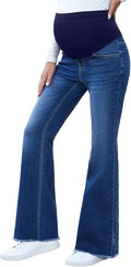 BLENCOT Maternity Jeans for Women Over Belly Pregnancy Pants Comfy Pregnant by BLENCOT
