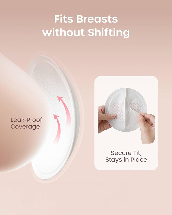 Nuliie Super Absorbent & Featherlight Disposable Nursing Pads 100 Count - Image 6