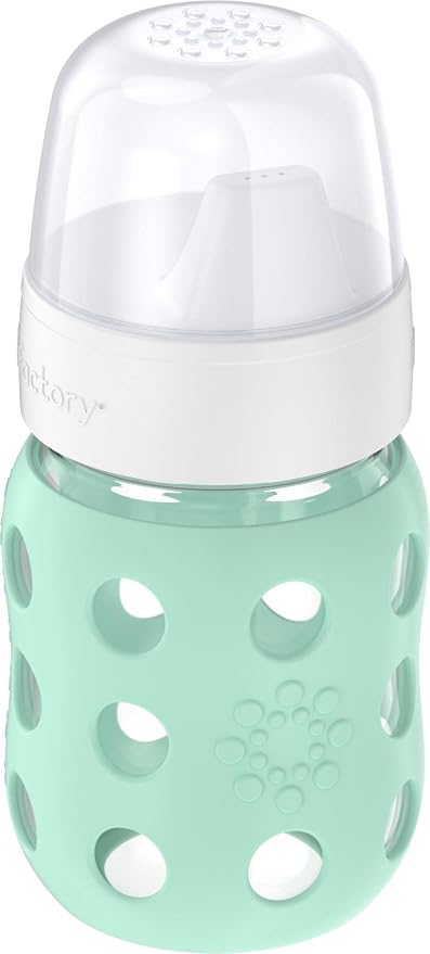 Lifefactory 8-Ounce Wide Neck Glass Baby Bottle - Image 2