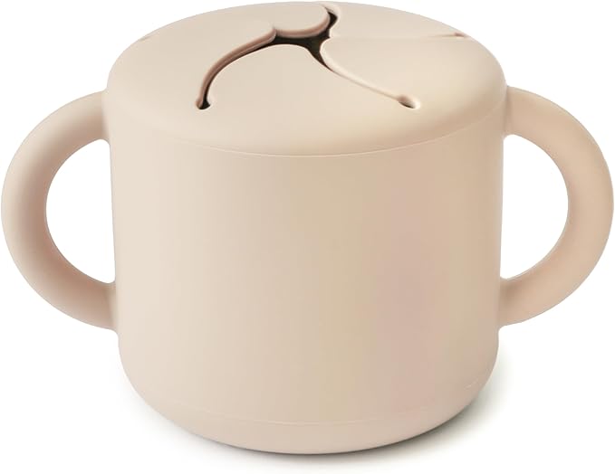 mushie Silicone Snack Cup | Spill Proof Food Container by mushie