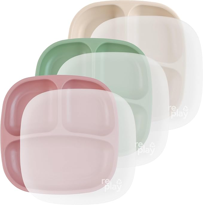 Re-Play Toddler Plates with Dividers by Re-Play