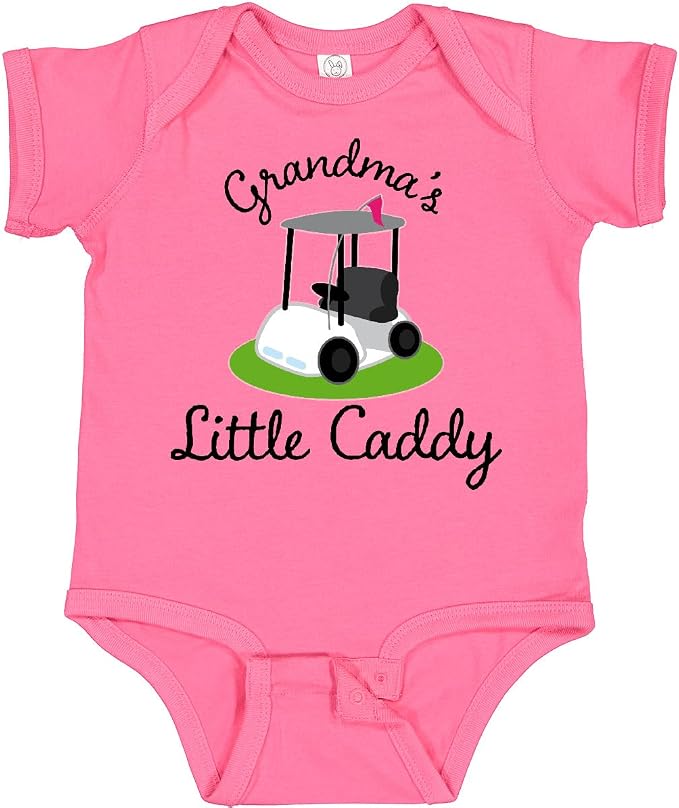 inktastic Grandma's Little Caddy Golf Baby Bodysuit by Inktastic