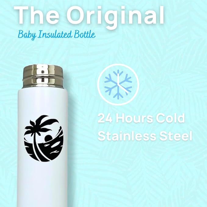 Versatile Waiu Insulated Baby Bottle | 4 oz & 6 oz Sizes | Keeps Drinks Hot - Image 2