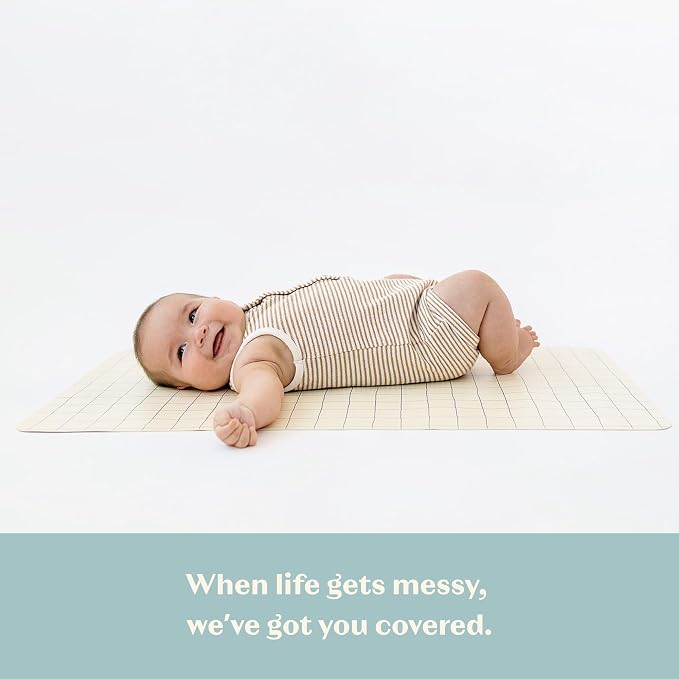 Ava + Oliver Vegan Leather Baby Changing Mat - Image 5