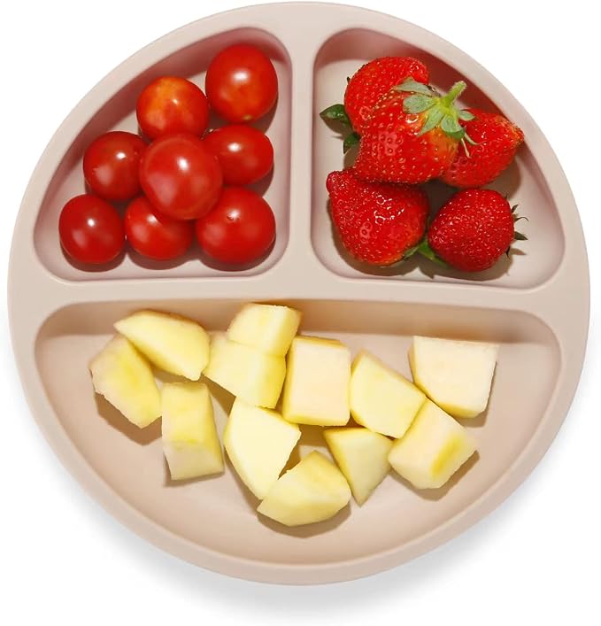 PandaEar Divided Unbreakable Silicone Baby and Toddler Plates - Image 5