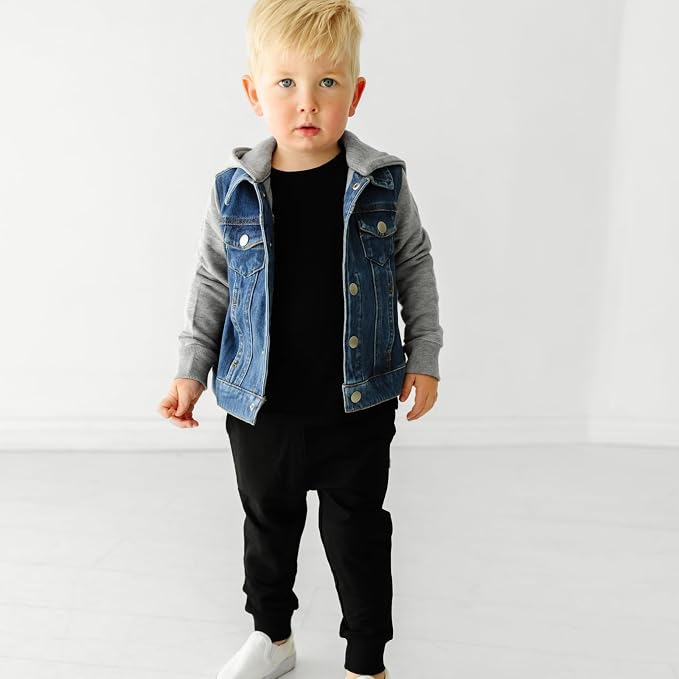 Little Sleepies Joggers for Boys & Girls, Soft Toddler Sweatpants, Baby Boys - Image 5