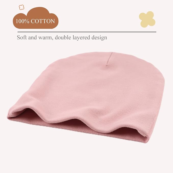 Bamery Cotton Baby Girl Hat Preemie Boys Beanie Newborn Hospital Hats Winter - Image 6