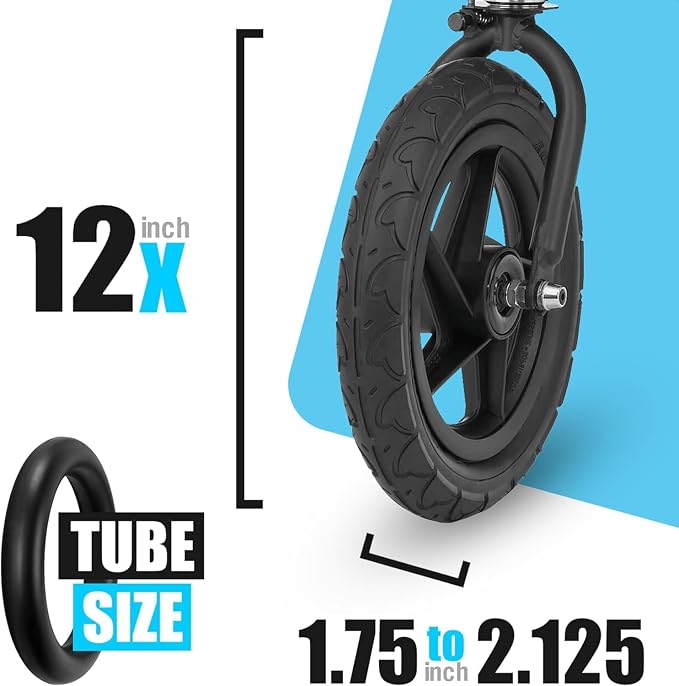 BOB Stroller Front & Rear Tire Tube Replacement 2-Pack – Inner Tubes - Image 5