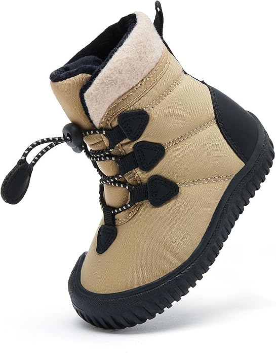 BMCiTYBM Toddler Baby Winter Snow Boots Boy Girl Faux Fur Warm Non Slip First - Image 3